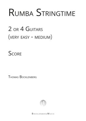 Rumba-Stringtime, 4 Gitarren, Cover